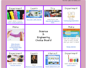 Science & Engineering Choice Board  